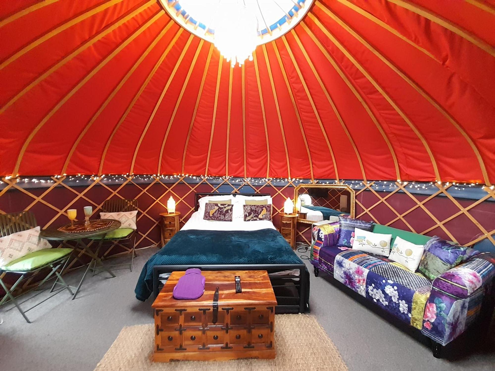 Orchard View Yurt & Hot Tub Somerset * Weston-super-Mare